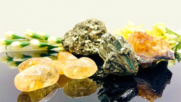 Difference Between CITRINE & PYRITE