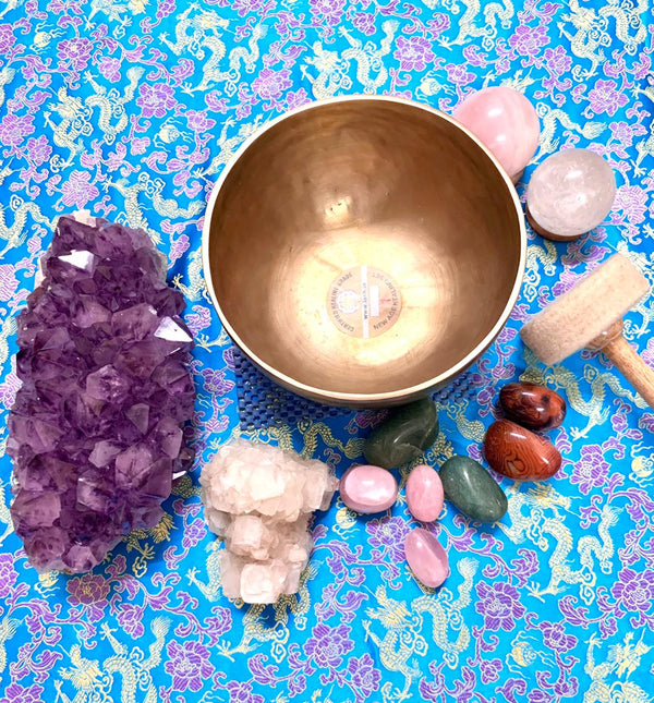 Use Sound vibrations to cleanse and charge your crystals