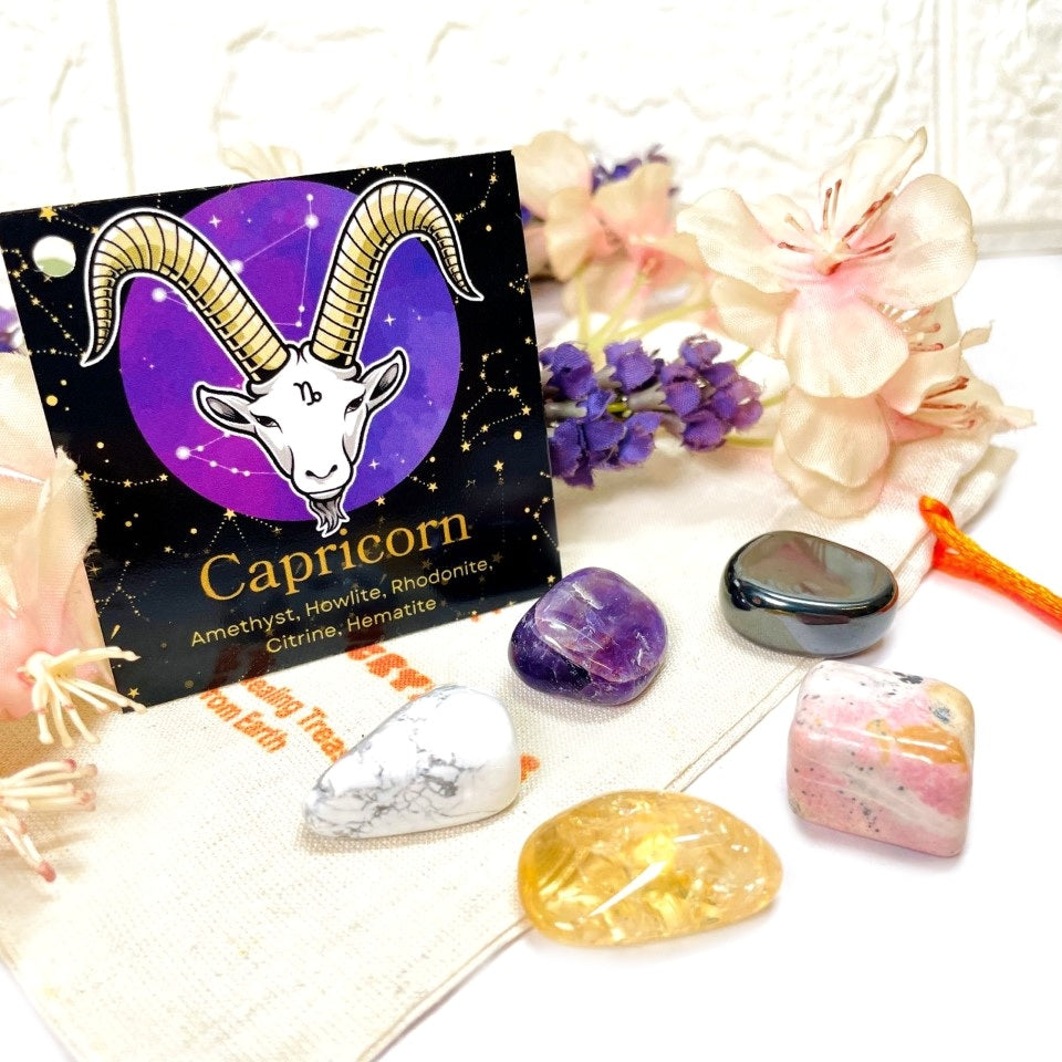Shop Crystal Tumble Kit for the Zodiac Sign Capricorn Online