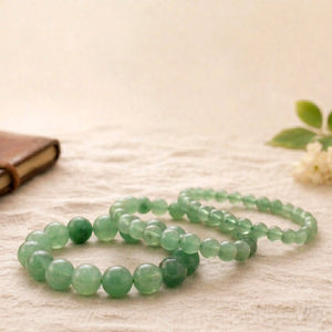 Light Green Aventurine Bracelet (For Luck and Opportunities)