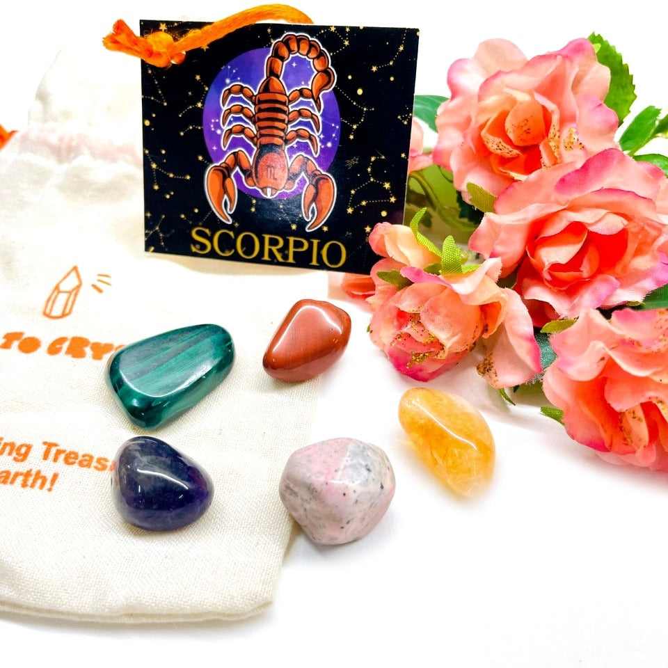 Buy healing crystal kit for the Zodiac Sign Scorpio