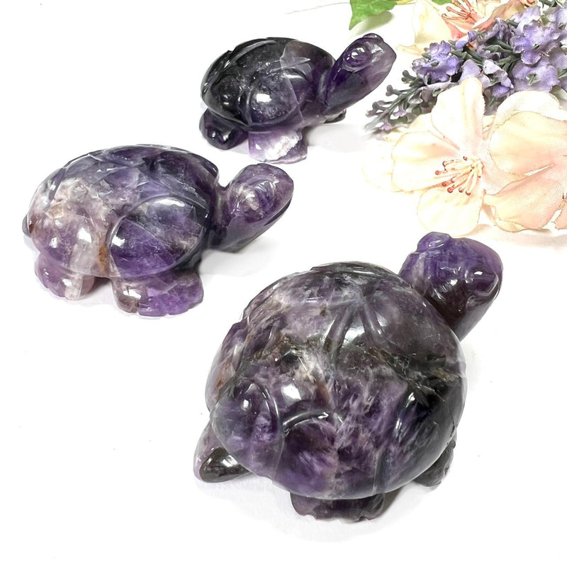 Turtle in Amethyst (Stress Relief)