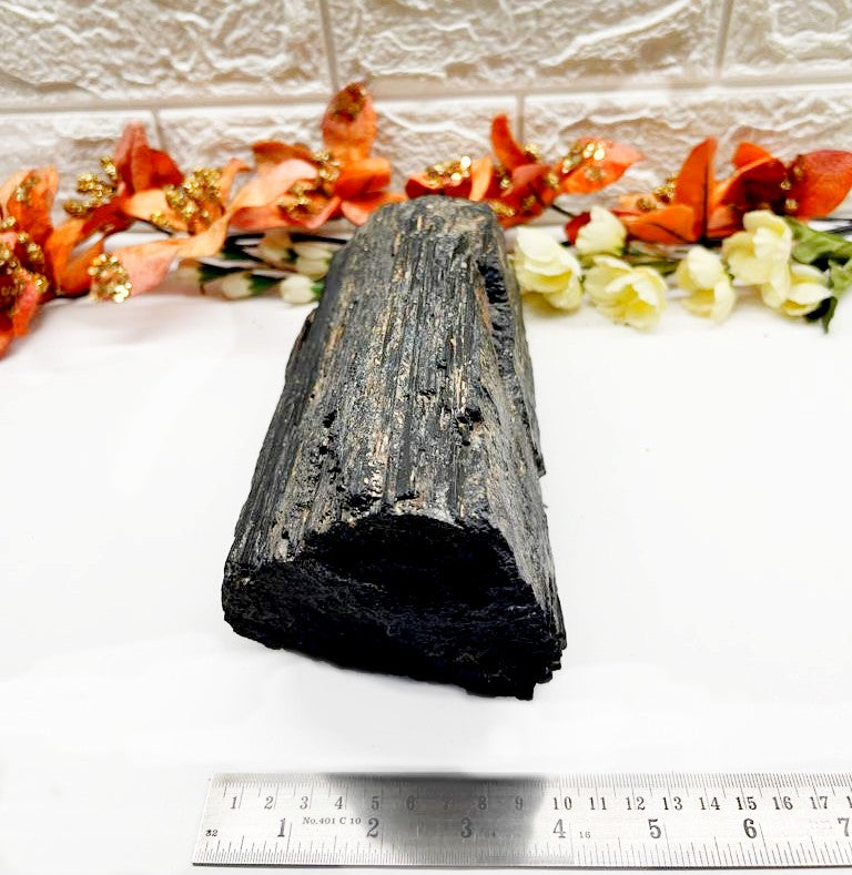 Large Black Tourmaline Rough (Grounding & Protection)