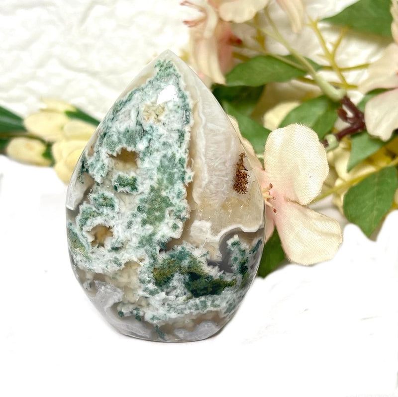 Moss Agate Flames (Growth and Balance)