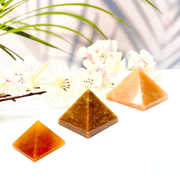 Orange Aventurine Pyramid (Luck & Manifestation)