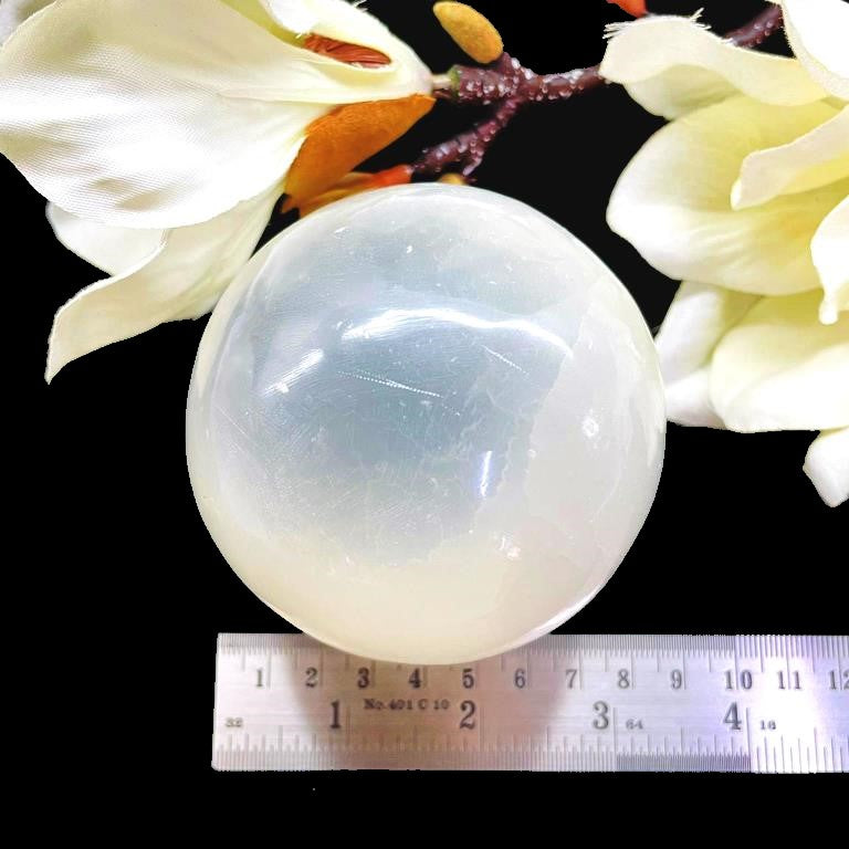 Selenite Sphere (Cleansing & Calmness)