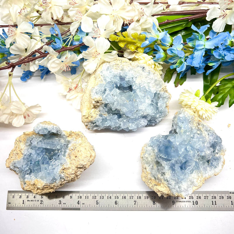 Celestite Cluster (Astral Travel and Intuition)