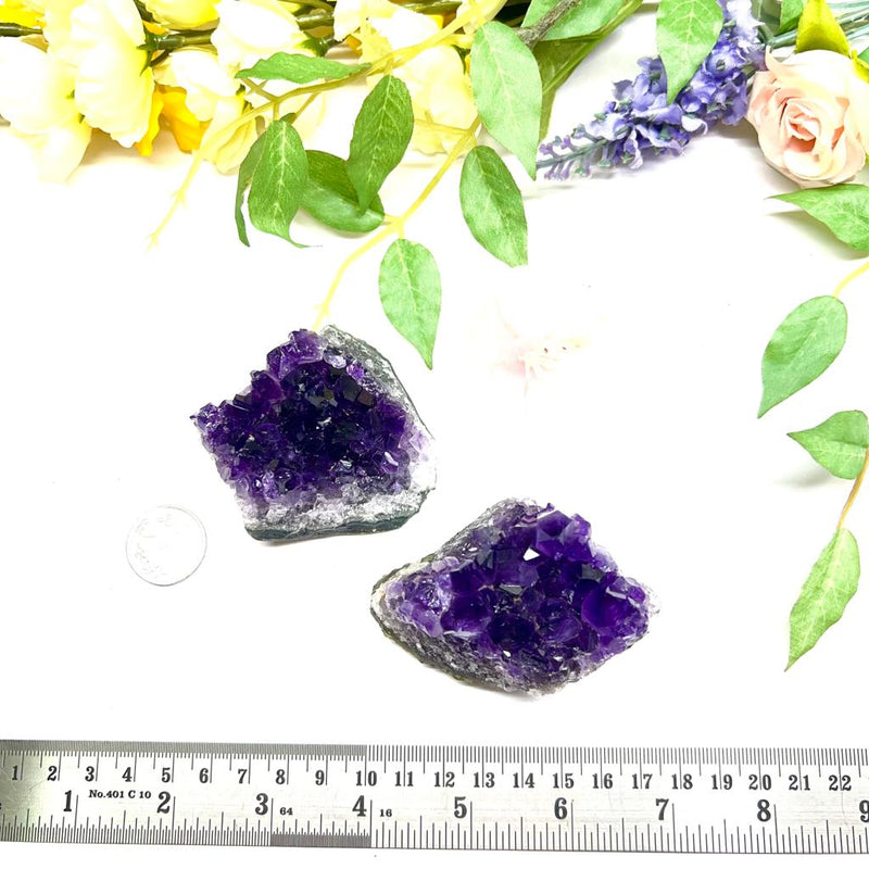 Amethyst Purple Velvet Cluster (Intuition and Spiritual Evolution)