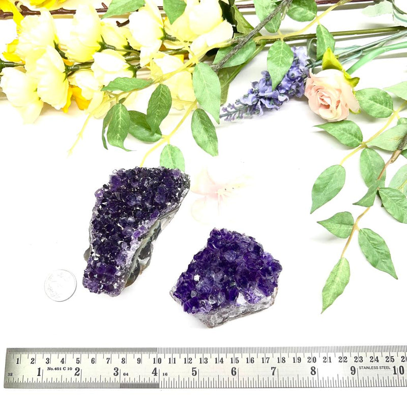 Amethyst Purple Velvet Cluster (Intuition and Spiritual Evolution)