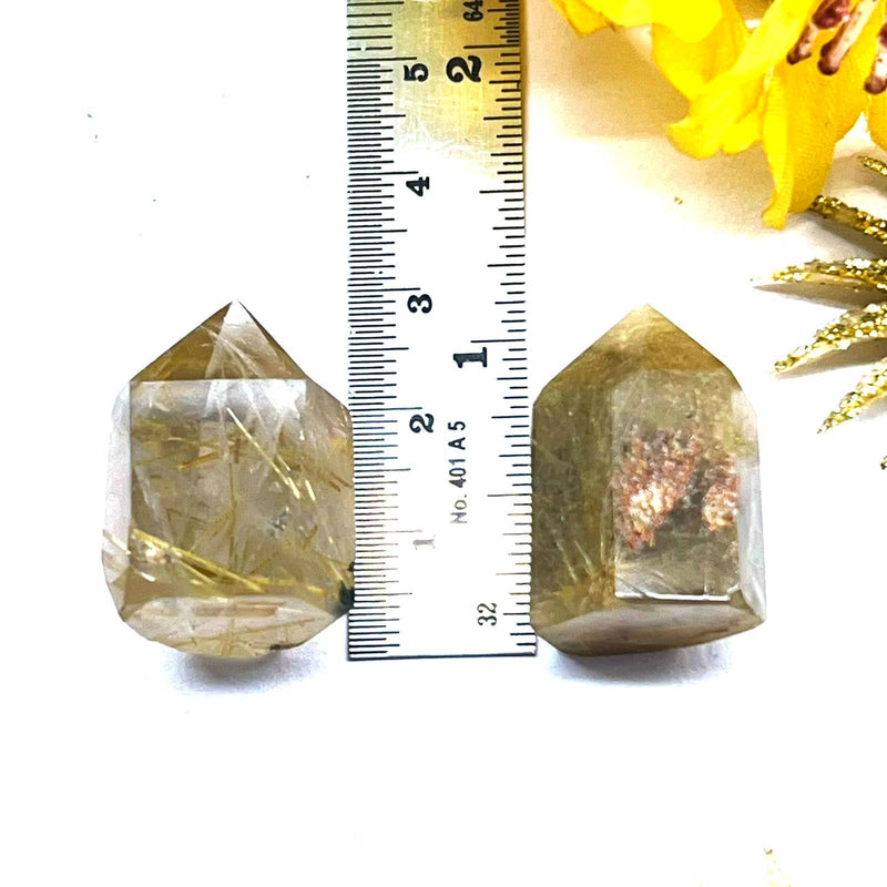 Golden Rutile Small Towers