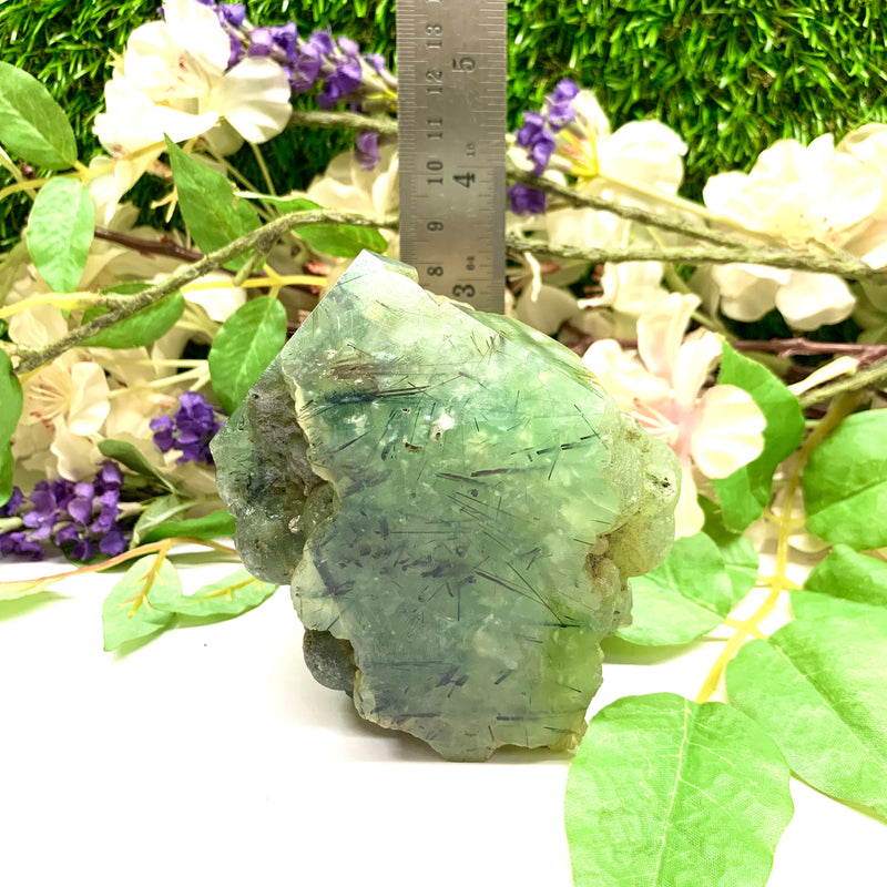 Prehnite Towers Free form with Point & 2 Sides Polished