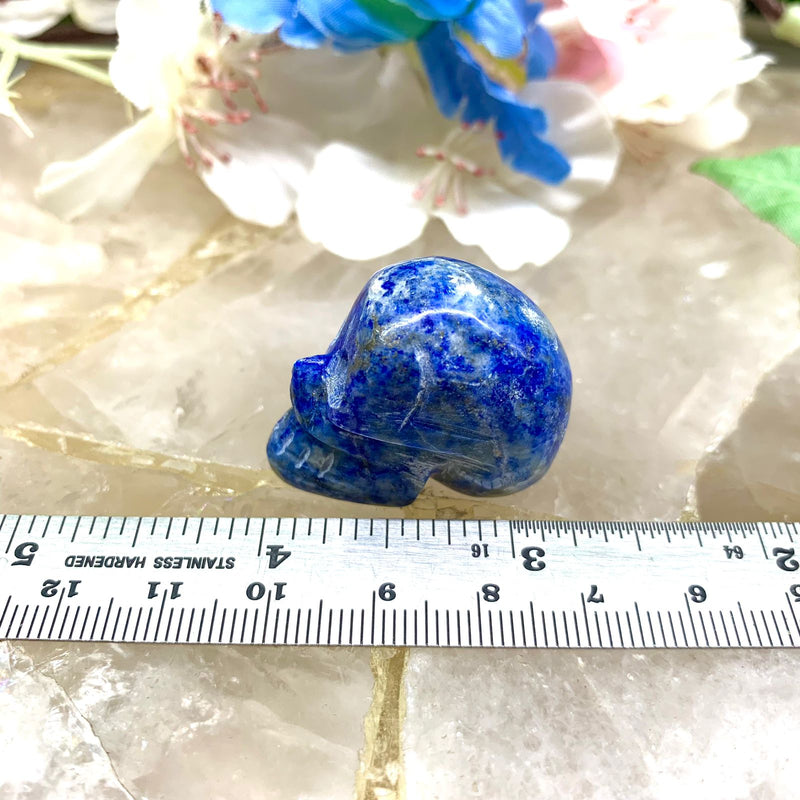 Lapis Lazuli Crystal Skull
