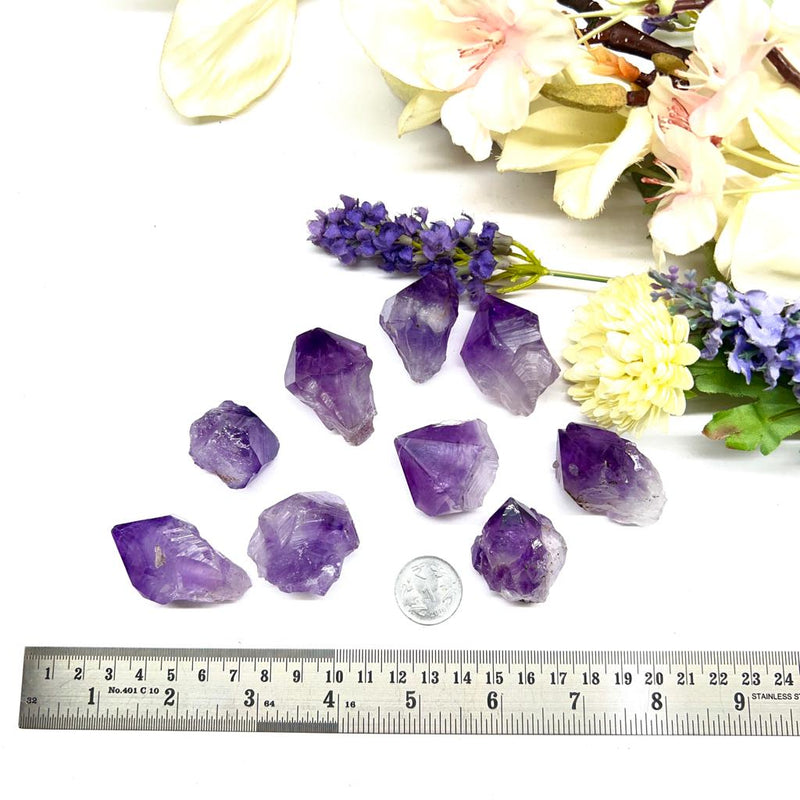 Large Amethyst Natural Points from Brazil