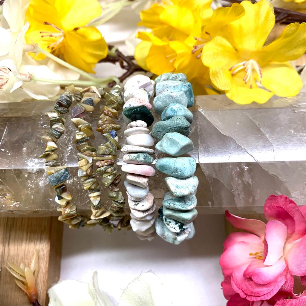 Mixed agate deals bracelet