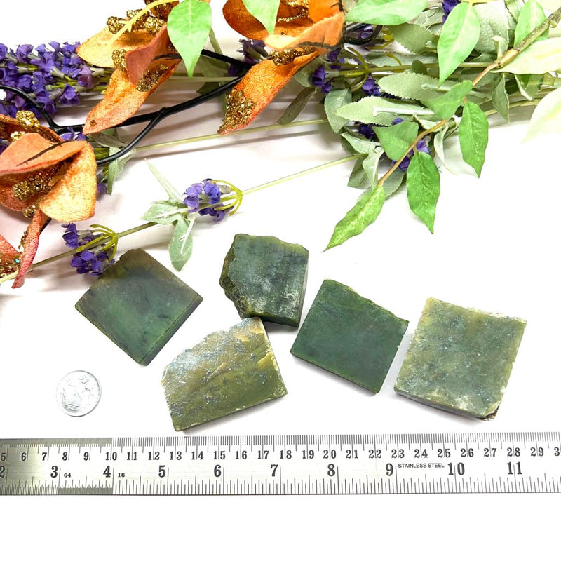 Nephrite Jade Slices (Luck & Abundance) (Russian)