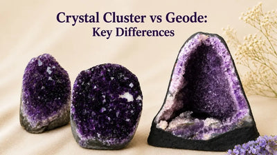 Crystal Cluster vs Geode