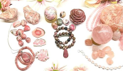 Turquoise Rhodnckeite Difference between Rhodochrosite, Rhodonite & Rose Quartz Explained