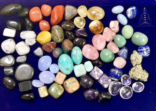 Does Crystal Size Matter? Tumble stones are excellent for personal healing with crystals and are easy to carry. Larger crystals and crystal clusters are best to raise the vibrations of a room or space both at home and in the  work space.