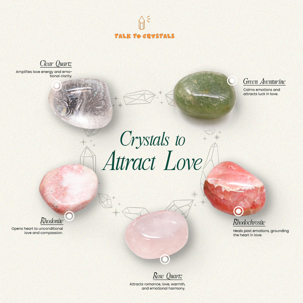 Shop the Best Crystals to Attract Love - Talk to Crystals