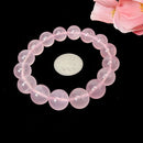 Mozambique Rose Quartz Bracelet Gem Quality (Love & Harmony)