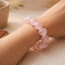 Mozambique Rose Quartz Bracelet Gem Quality (Love & Harmony)