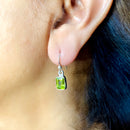 Peridot Earrings in Silver