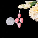 Rhodochrosite Premium Pendants in Silver (Unconditional Love)