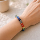 Seven Chakra Stones Bracelet  (Grounding and Balance)