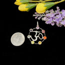 Seven Chakra Silver Pendants (Balance)