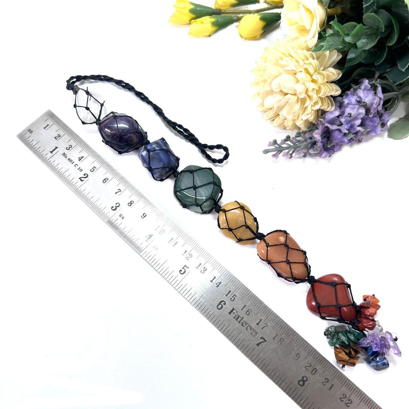 Seven Chakra Hanging Tumbles for Balance
