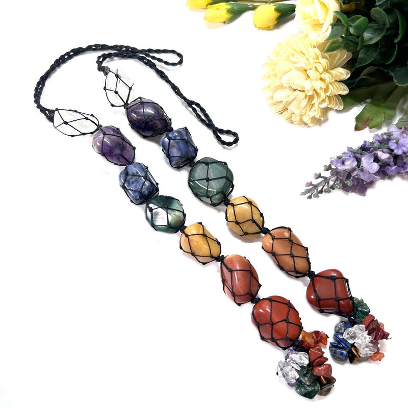 Seven Chakra Hanging Tumbles for Balance