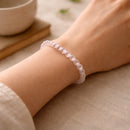 Mozambique Rose Quartz Bracelet Gem Quality (Love & Harmony)