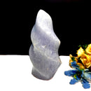 Blue Calcite Twisted Flames (Communication)