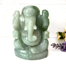 Large Ganeshas in Green Aventurine (Abundance)