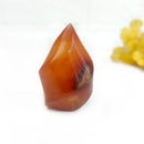 Small Carnelian Twisted Flames (Creativity & Passion)
