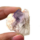 Purple Fluorite Clusters from Morocco