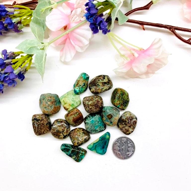 African Turquoise Tumble healing stone(Communication and Healing)