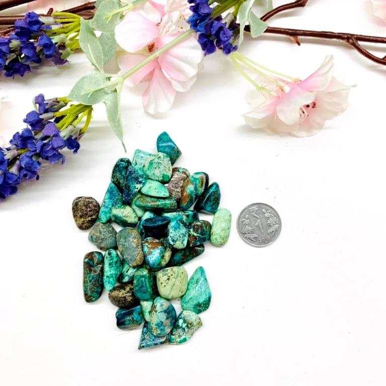 African Turquoise Tumble healing stone(Communication and Healing)