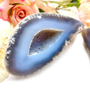 Agate Druzy Geode pairs (Balanced Thoughts & Emotions)