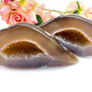 Agate Druzy Geode pairs (Balanced Thoughts & Emotions)