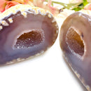 Agate Druzy Geode pairs (Balanced Thoughts & Emotions)
