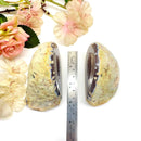 Agate Druzy Geode pairs (Balanced Thoughts & Emotions)