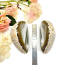 Agate Druzy Geode pairs (Balanced Thoughts & Emotions)