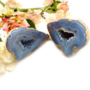 Agate Druzy Geode pairs (Balanced Thoughts & Emotions)
