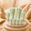 Natural Amazonite angel idols by Talk to Crystals for calm communication, emotional balance, self-expression, inner peace and Heart & Throat Chakra healing