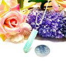 Amazonite Pencil Pendants (Hope & Abundance)