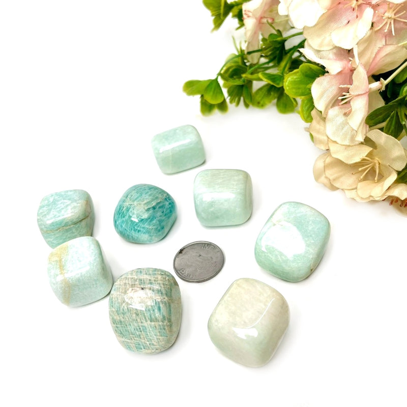Amazonite Tumble stone (Hope and Success)