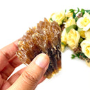 Amber Calcite Clusters (Manifestation & Courage)