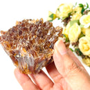 Amber Calcite Clusters (Manifestation & Courage)