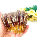 Amber Calcite Clusters (Manifestation & Courage)